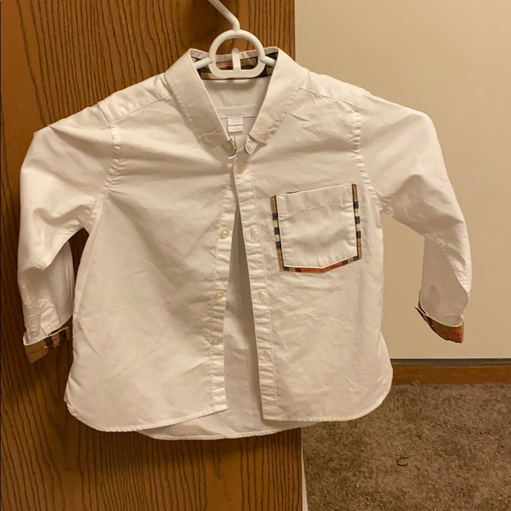 Boys burberry shirt